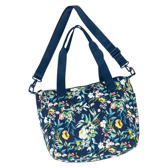 NEW Mytagalongs Floral Blue Tote Bag - Picture 2 of 8